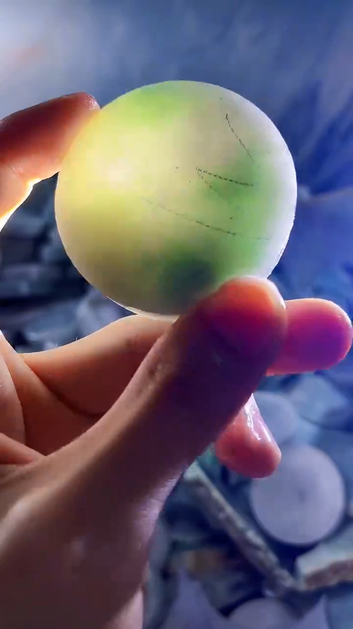 翡翠裸石缅甸翡翠A货文3200