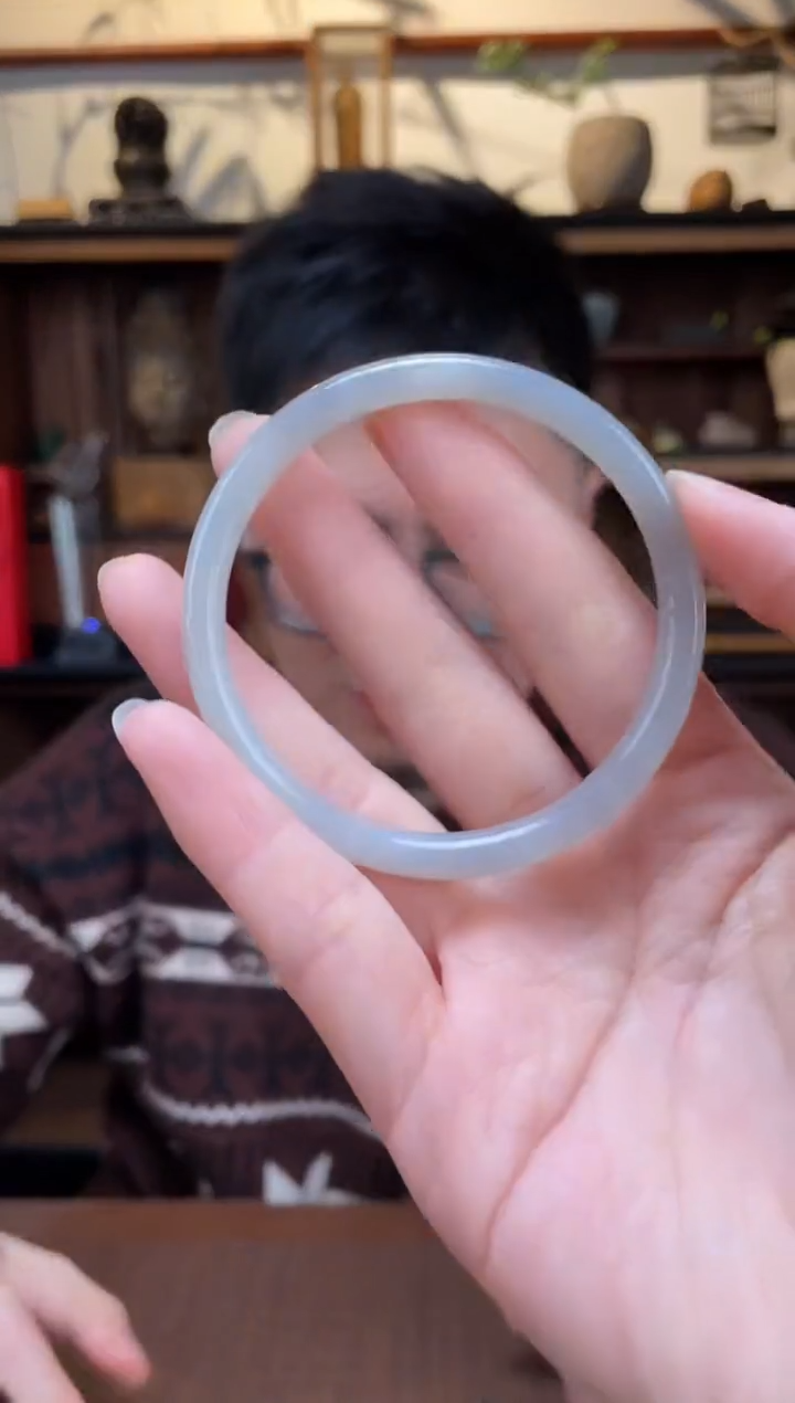 【闪购商品】和田玉手镯未镶嵌04和田玉手镯56#ZD