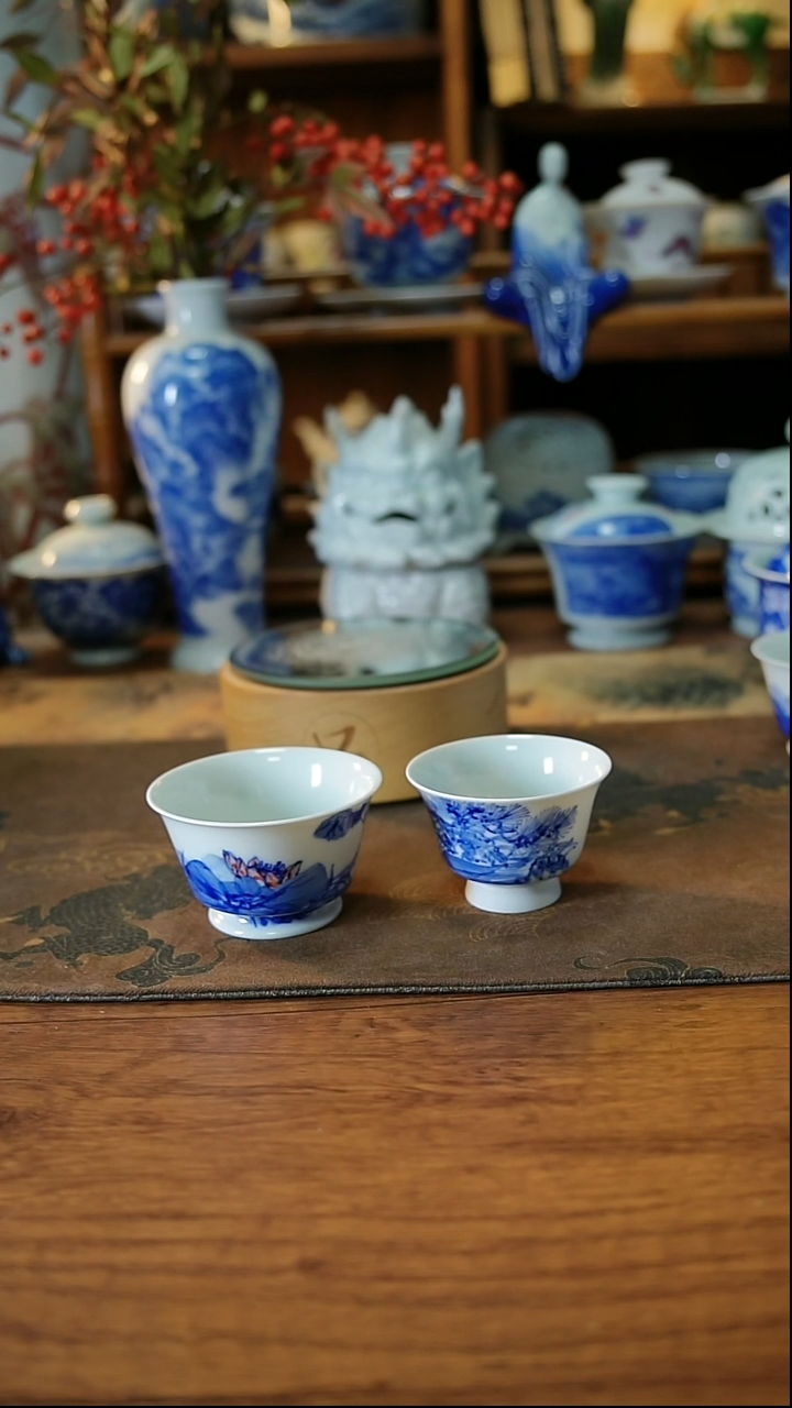笑**生景德镇手工手绘茶具