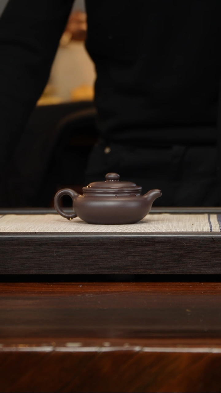 【闪购商品】紫砂茶壶大口扁腹