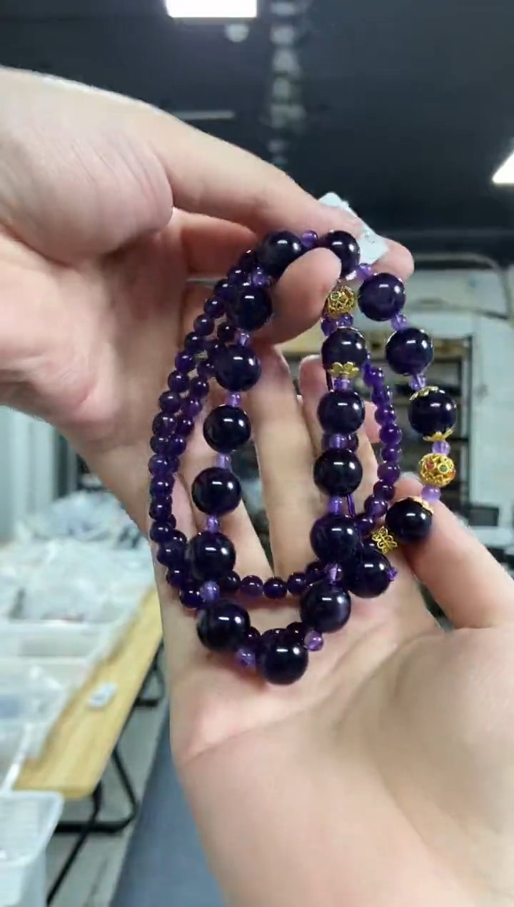 【闪购商品】水晶项链未镶嵌多样性发其一颜色微差