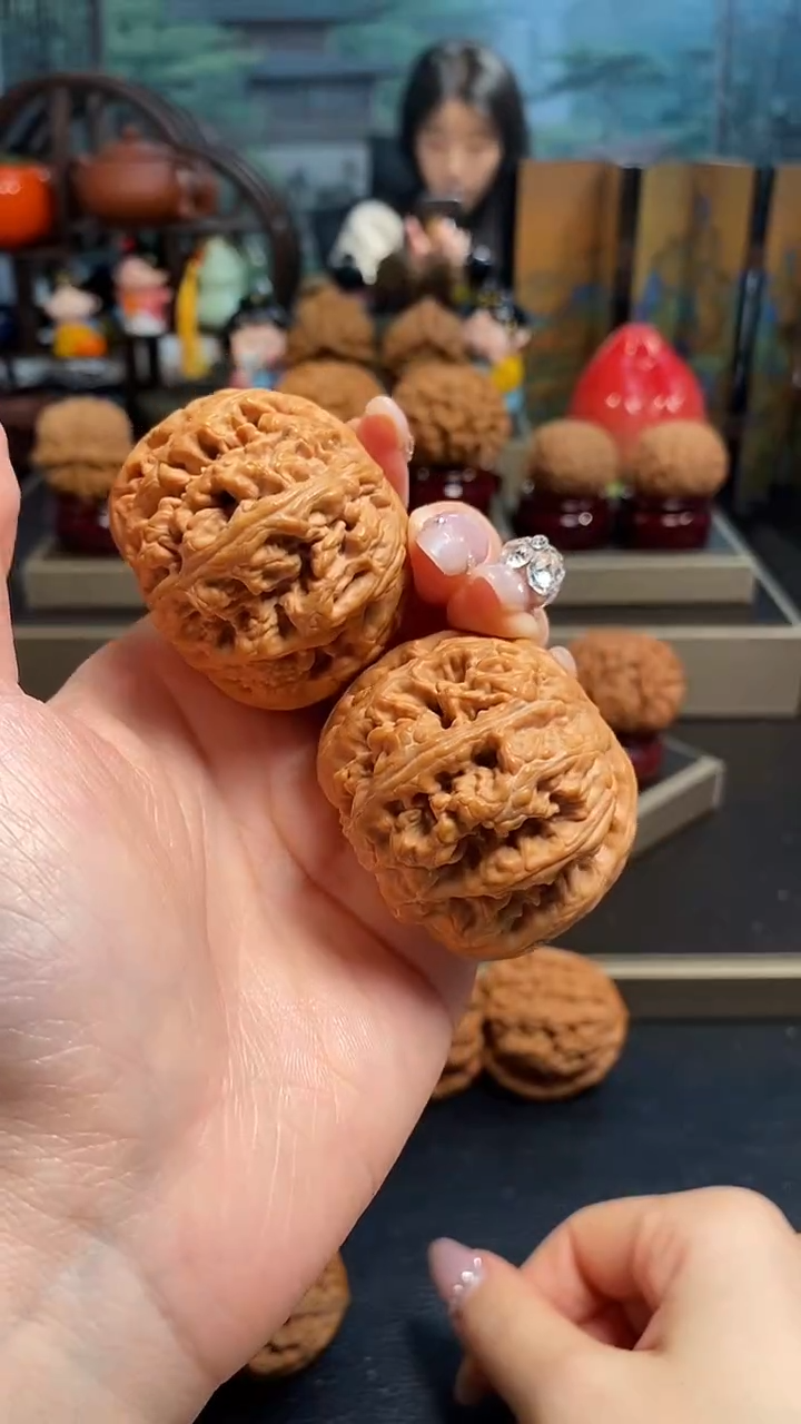 【闪购商品】文玩核桃吊坠A657大粗筋46