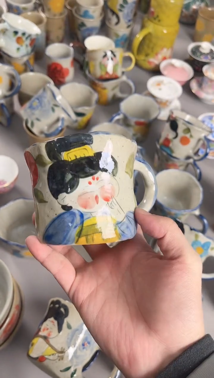 【闪购商品】瓷片景德镇手绘高温釉下彩