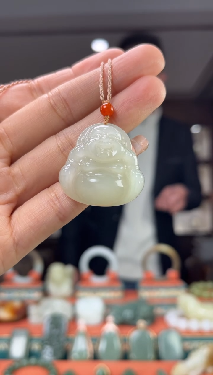 【闪购商品】和田玉颈饰未镶嵌佩佩30mm左右