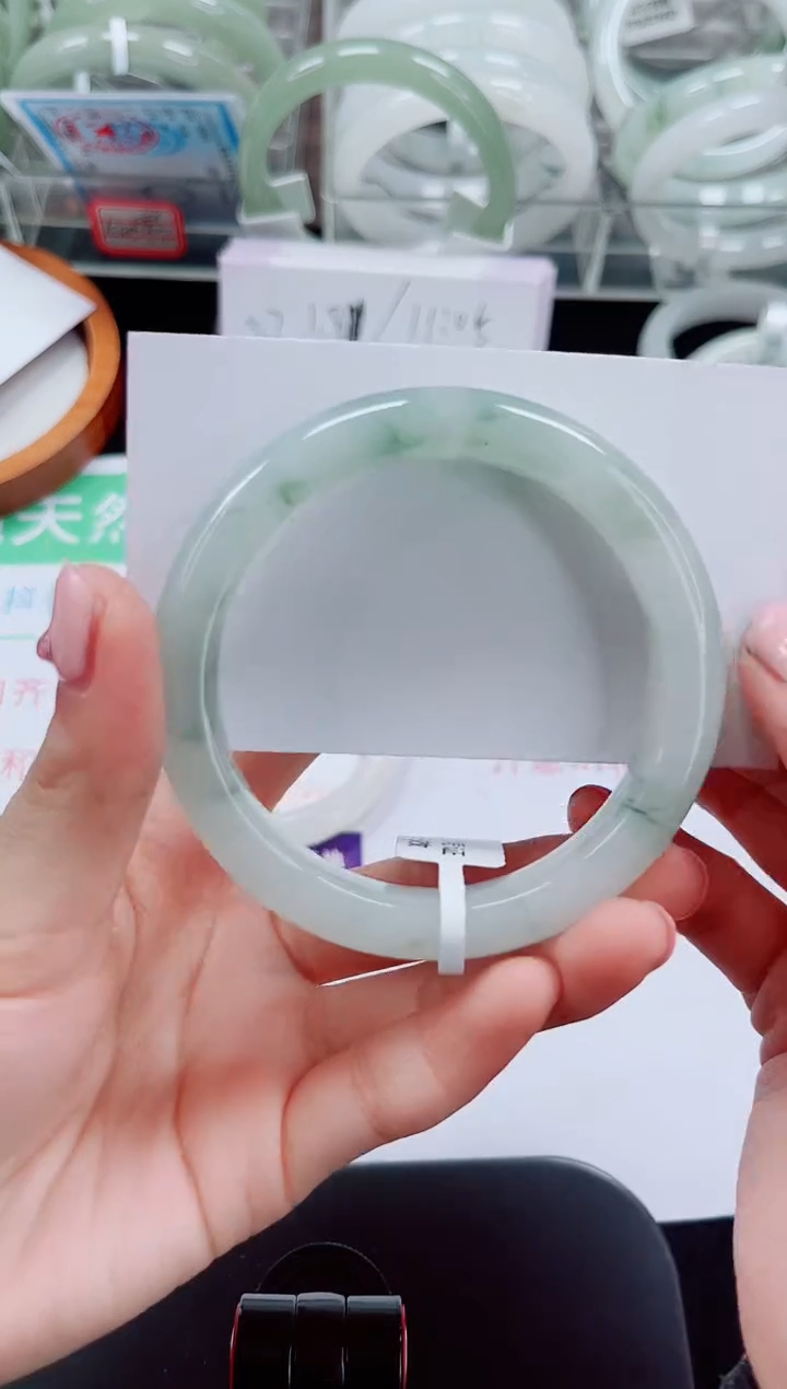 未镶嵌手镯石英质玉377-56/57