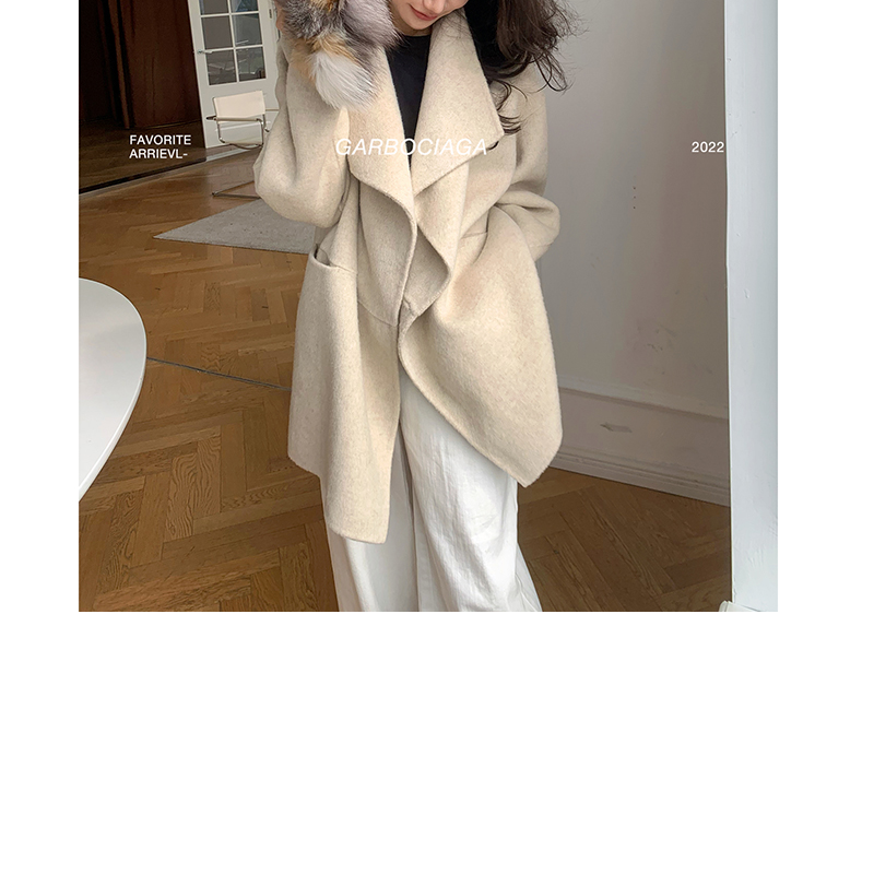 【龍喜儿定制】费曼之城廓形显瘦大衣 0134