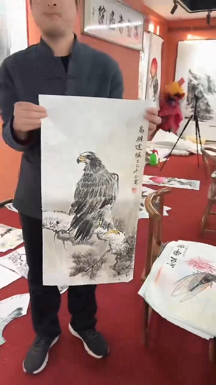 国画朱路军/国画/花鸟