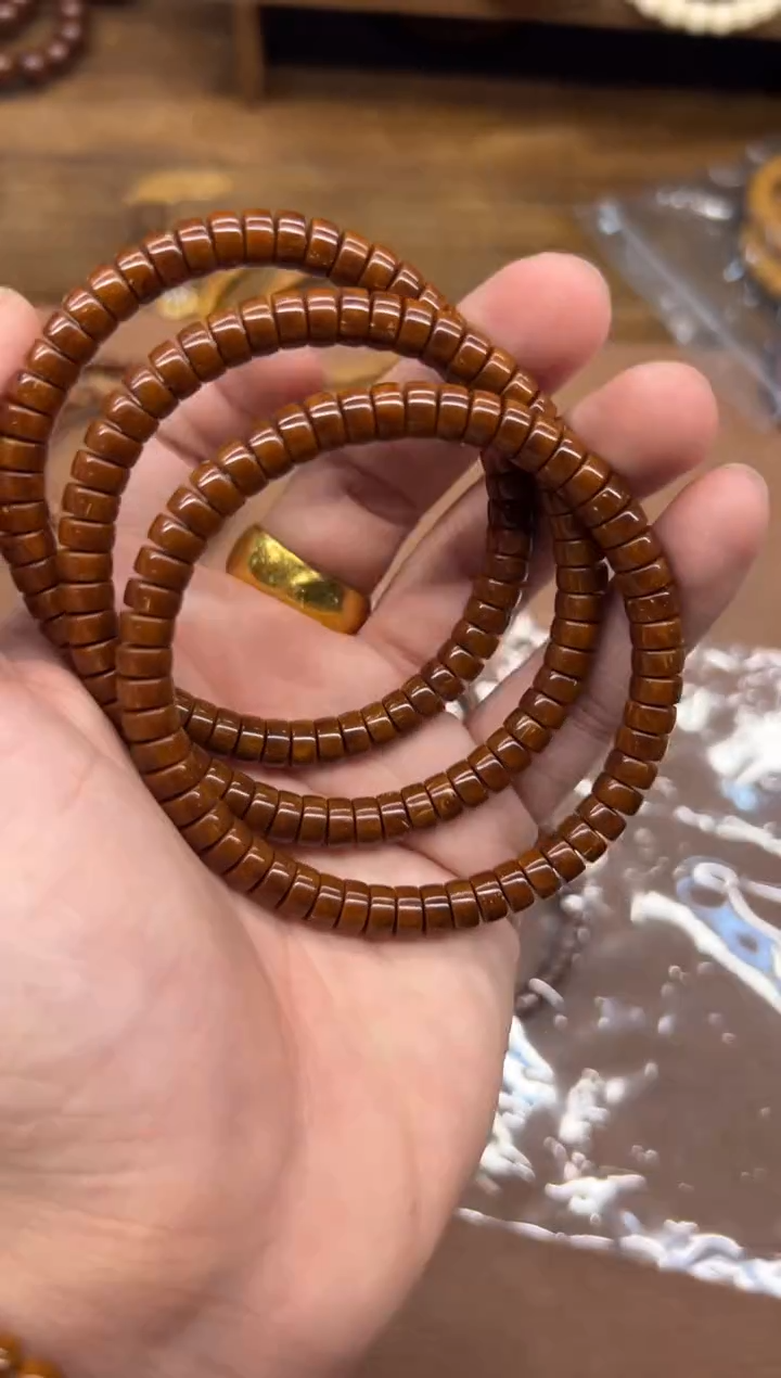 手串紫金鼠A968 4*7鼠尖纯肉实心咖皮 精挑几乎无眼线