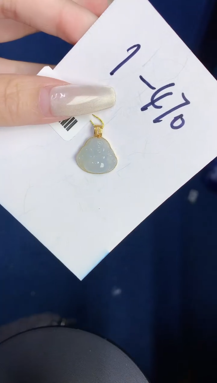 【闪购商品】翡翠颈饰18K金镶嵌00000000000