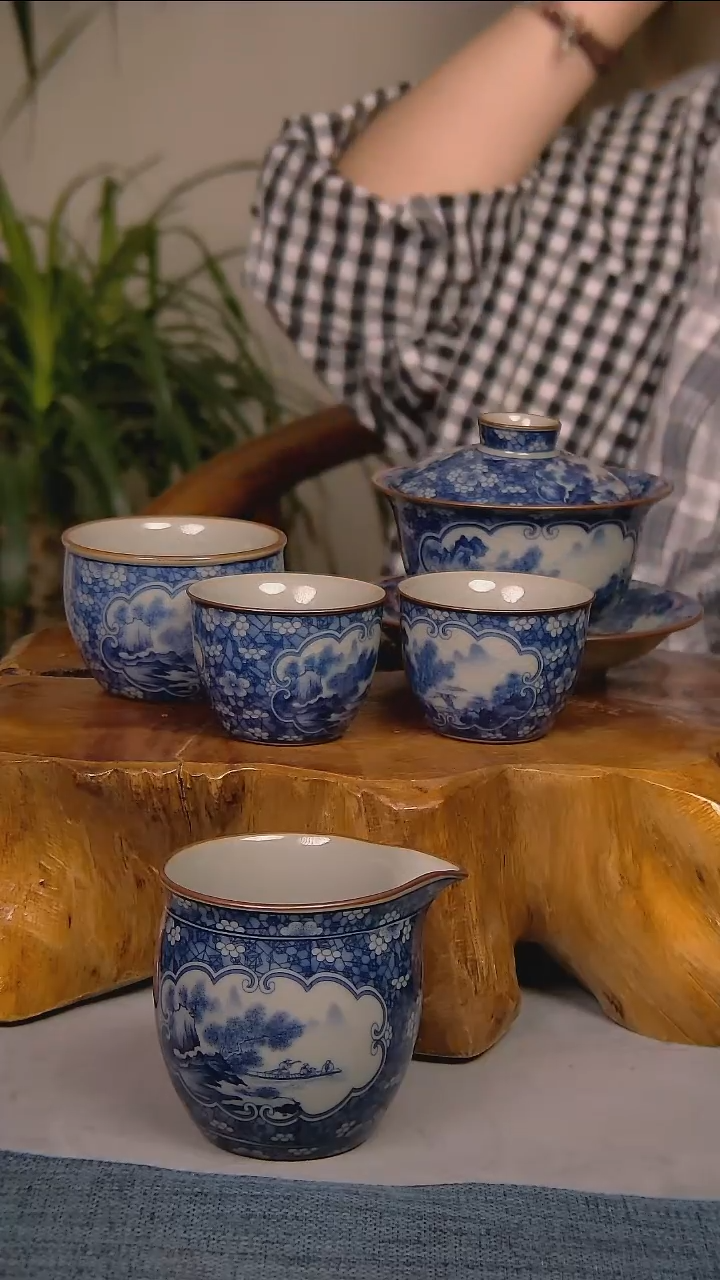 简装家用款5件套 陶瓷家用茶具系列