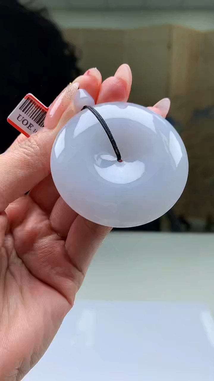 【闪购商品】定制翡翠未镶嵌4829MM-毛货挂件94