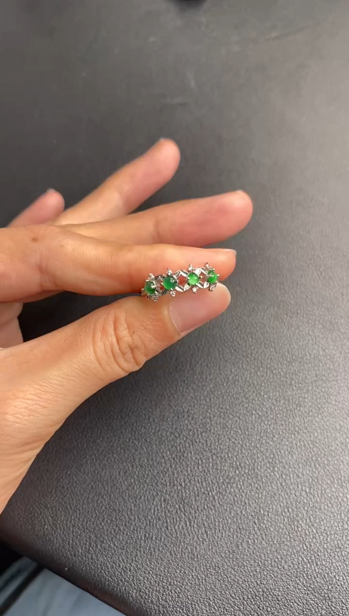 【闪购商品】定制翡翠银S925镶嵌模式推广期24小时鉴赏期