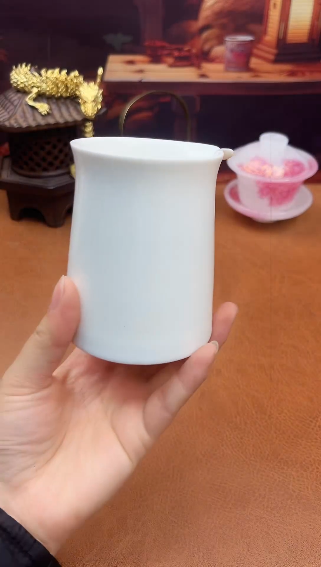 陶瓷茶具摆件旅行套组