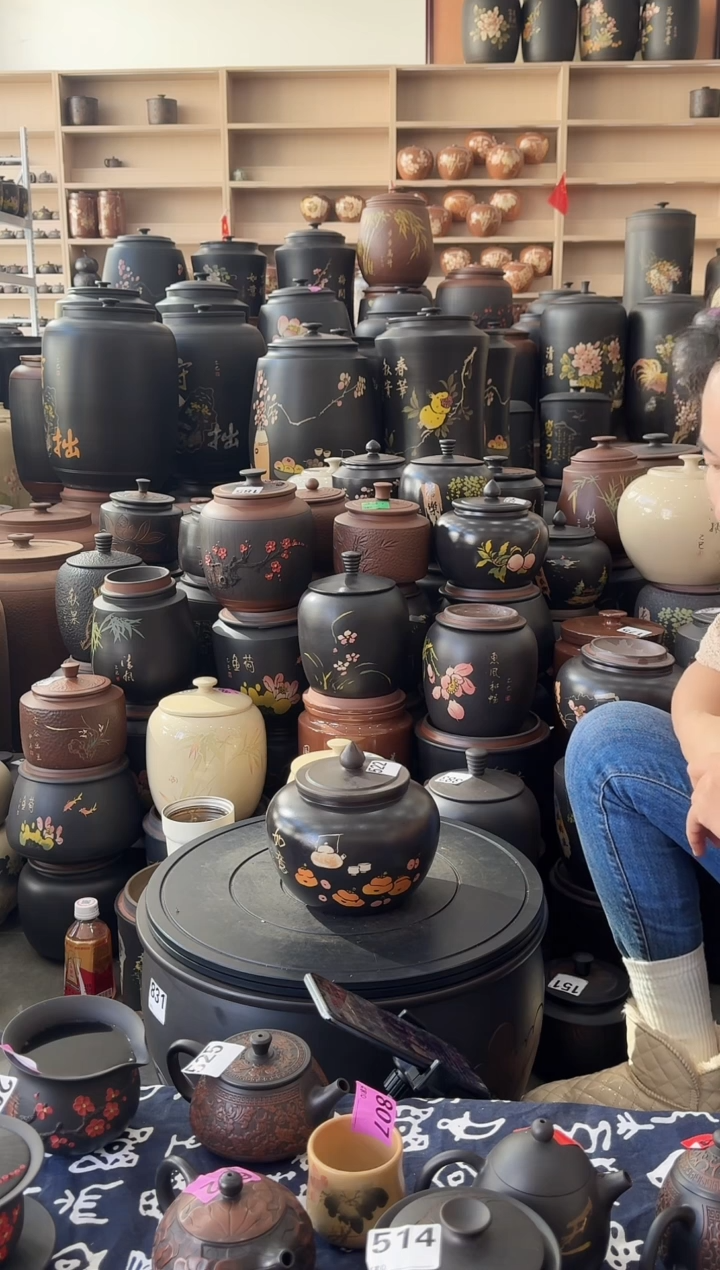 罐瑕疵茶叶罐  小苹果彩填  522