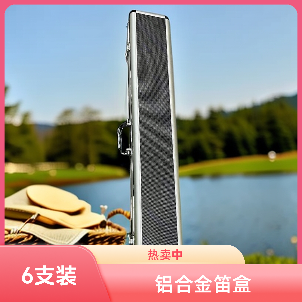 6支装精品铝合金笛盒