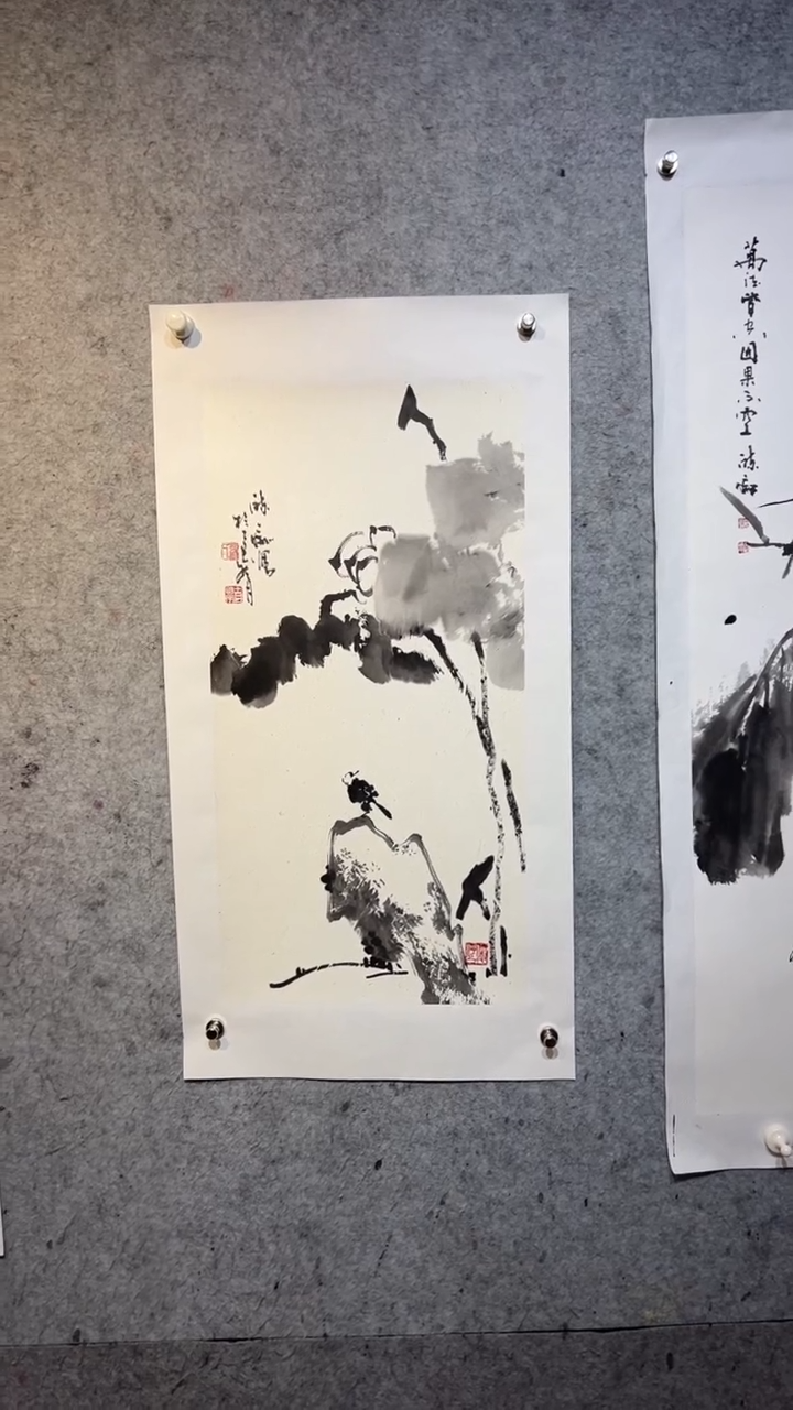 国画澹*张自学水墨国画37