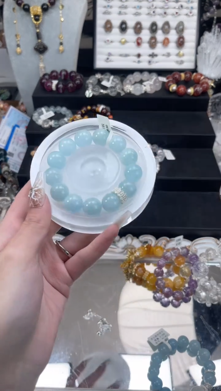 【闪购商品】烟晶手链银S925镶嵌天然水晶 多样性发货