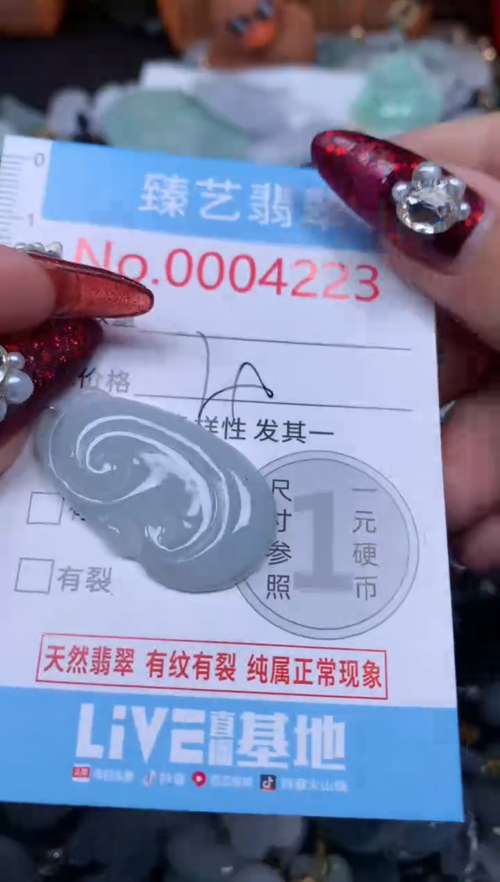 颈饰未镶嵌翡翠4223