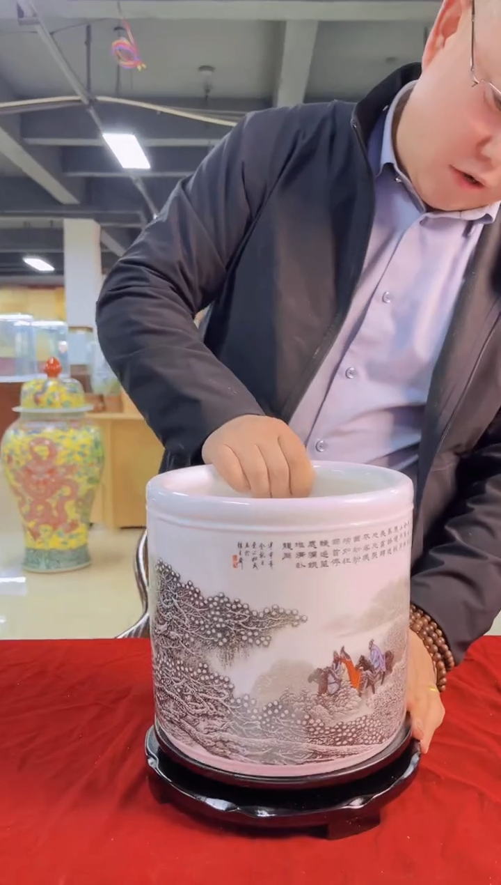 摆件陶瓷景德镇现代陶瓷流水147