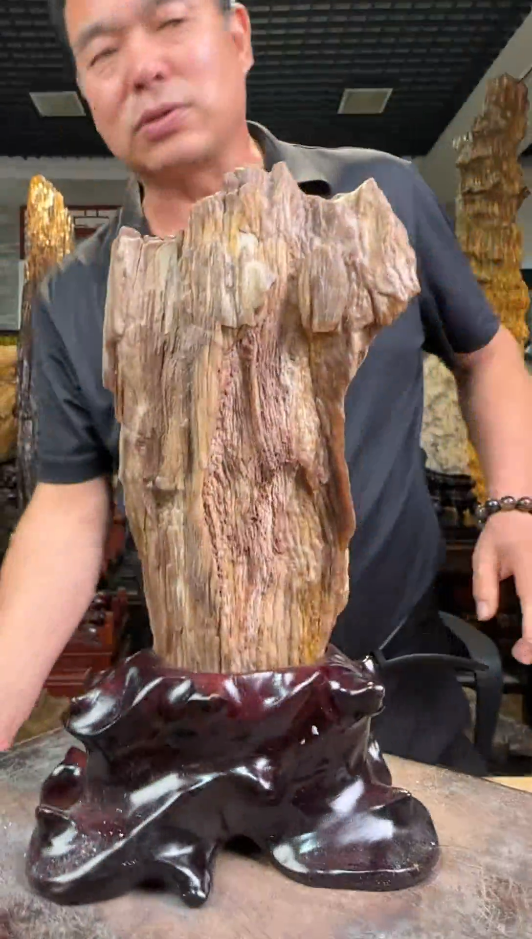 石材恒硕中式奇石摆件