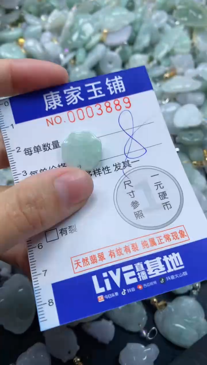 颈饰未镶嵌翡翠3889
