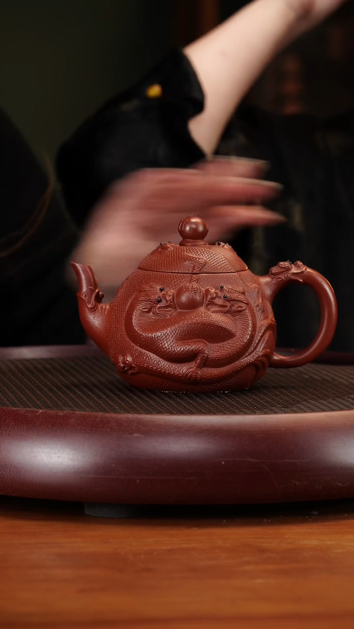 茶壶紫砂89SDH至尊九龙 大红袍370cc