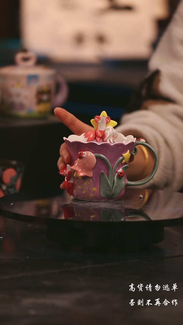陶瓷景德镇可爱设计师款陶瓷 