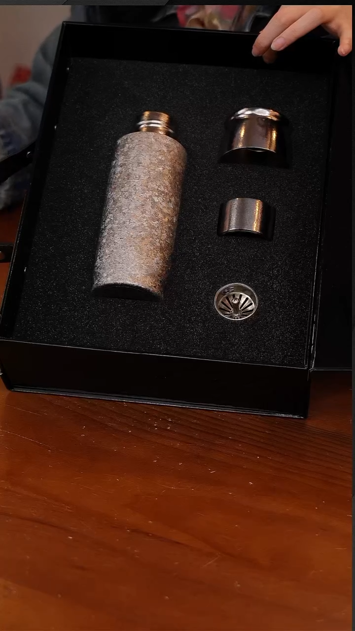 陶105--未来熊博士帽钛杯-皓月银420ml