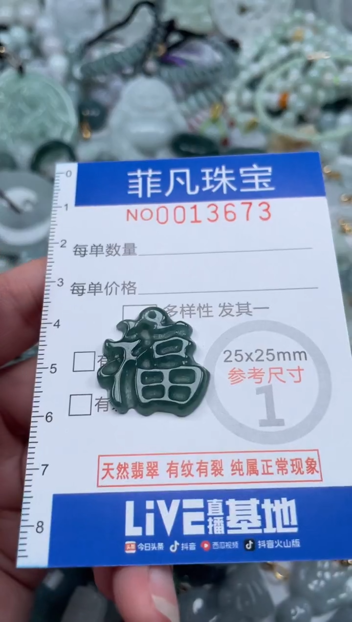 颈饰未镶嵌翡翠13673