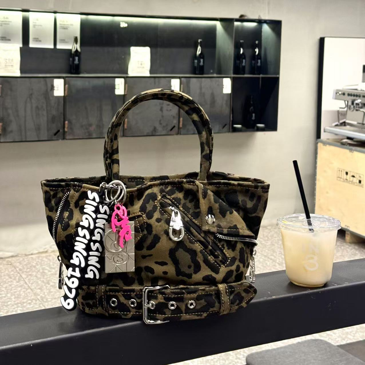 （辣妹集合 · 豹纹腰带包）SINGSING1979正品小众设计师原创时尚