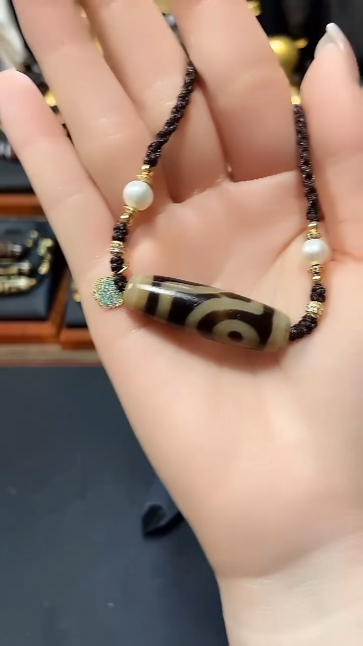 玛瑙/玉髓（覆膜）项链未镶嵌条纹玛瑙