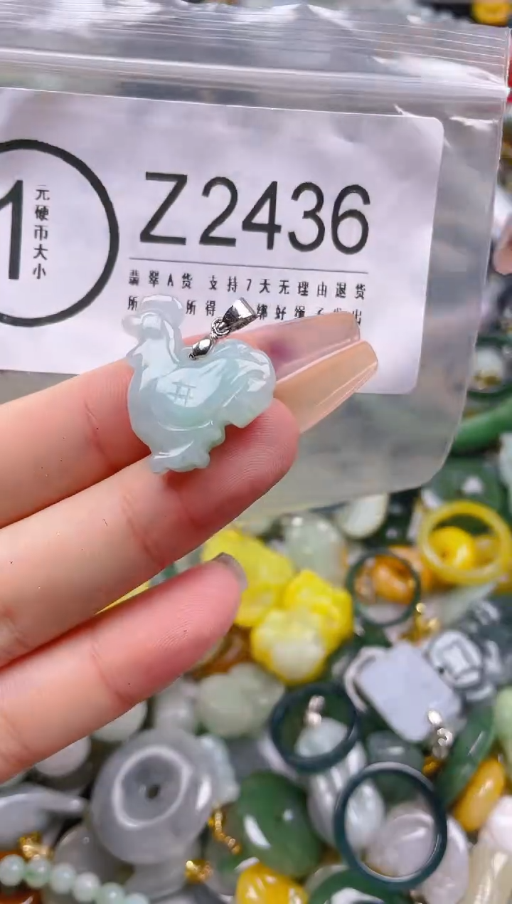 【闪购商品】翡翠颈饰未镶嵌/Z/翡翠A货一图一物