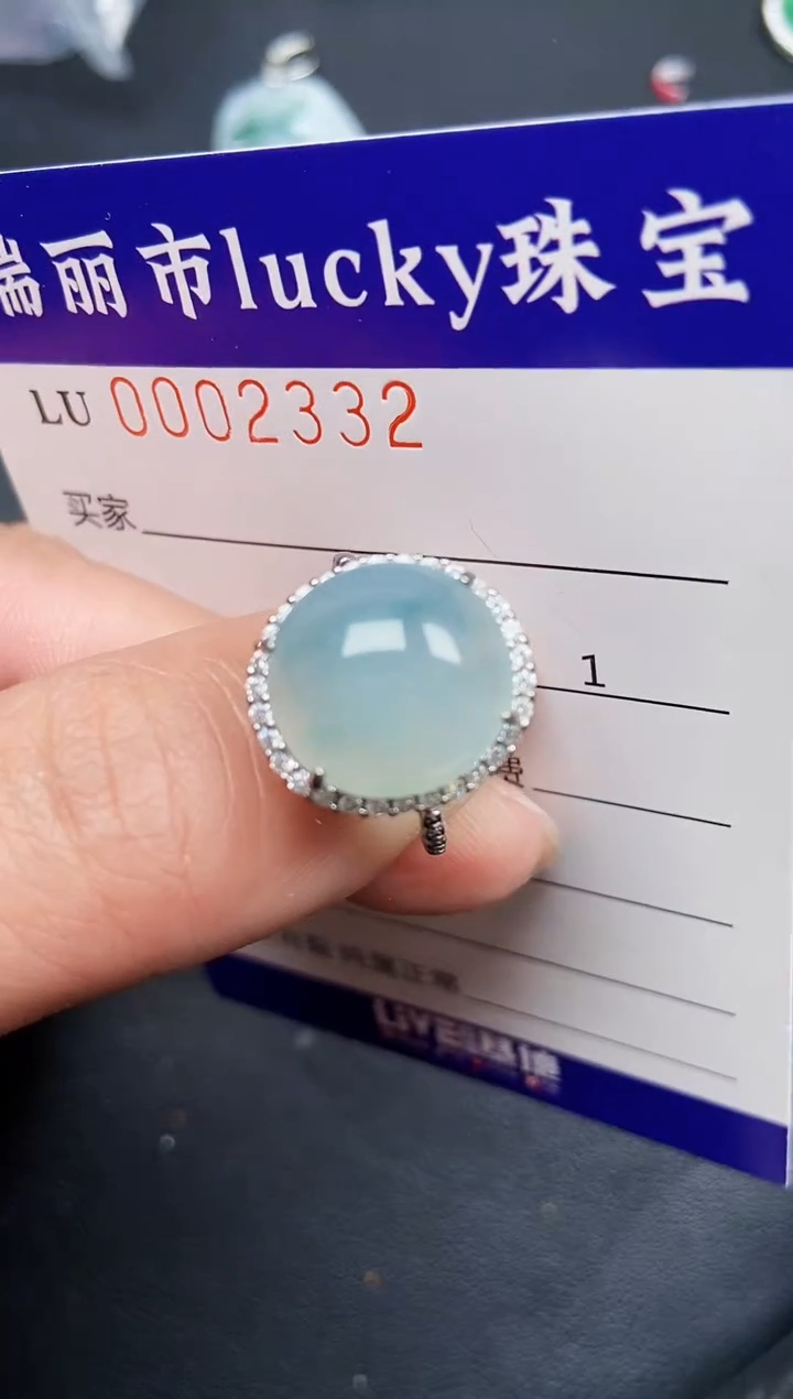 【闪购商品】翡翠颈饰银S925镶嵌2332