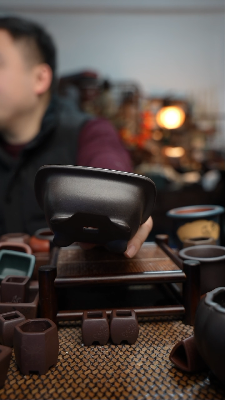 【闪购商品】紫砂花盆長木軒精品紫砂