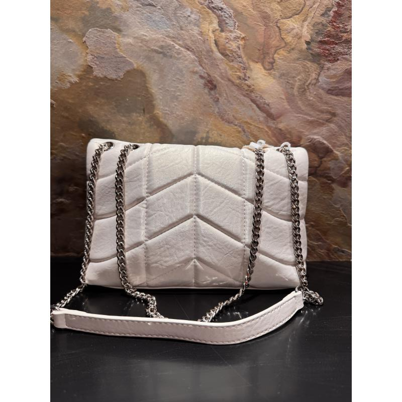 HIRMRIS手工真皮包22-551221-白 小云朵白色