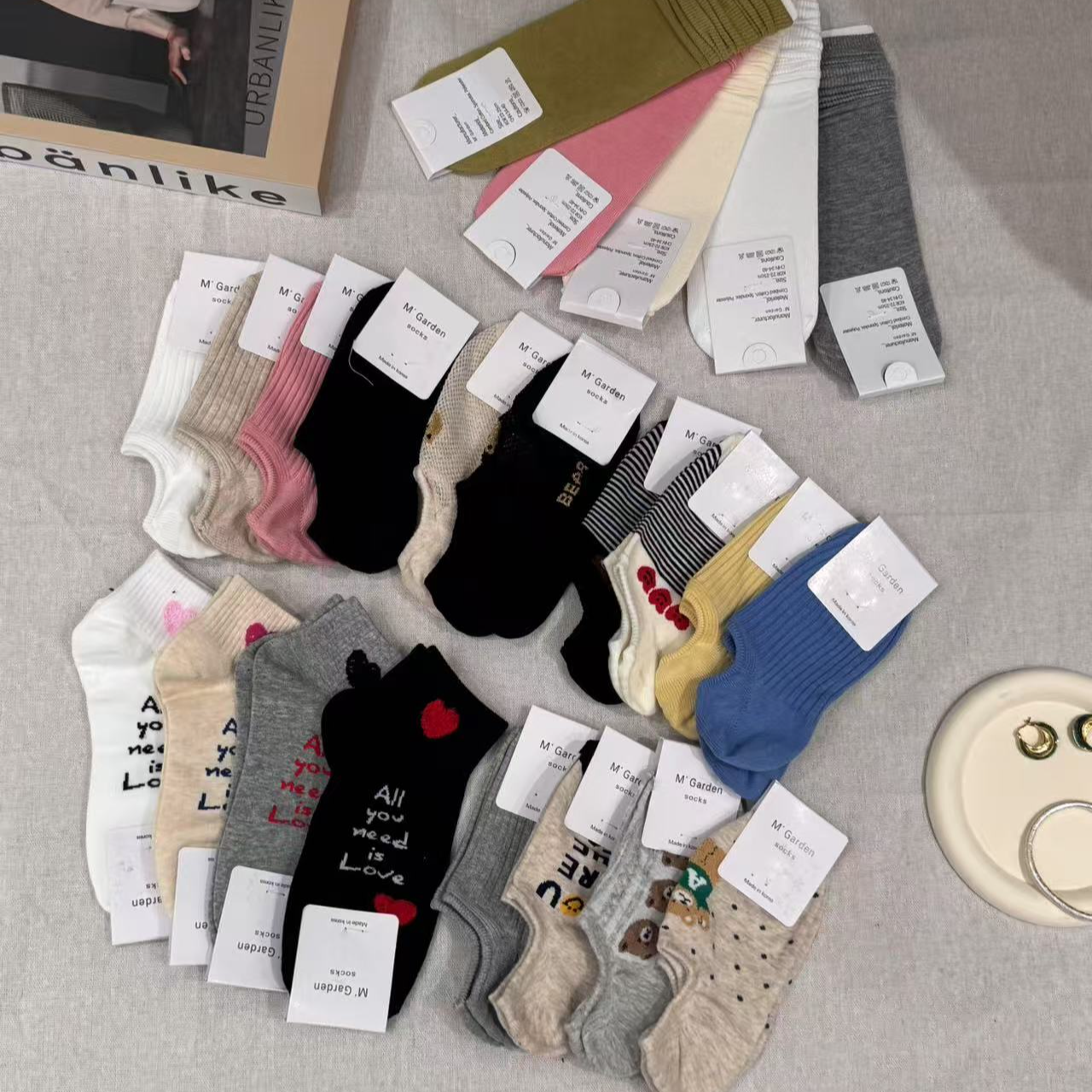 大漂亮推荐韩系ins/超舒适/超好看/高级感满满/高质量/时尚袜子