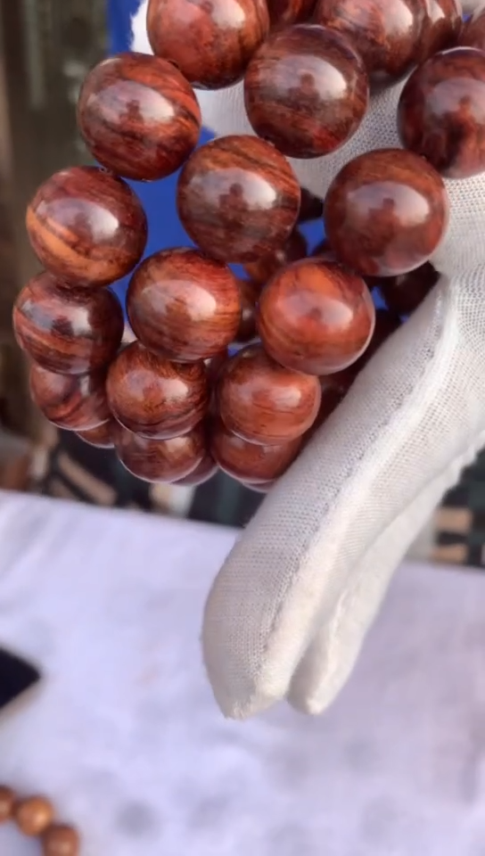 手串黄花梨/降香黄檀海南黄花梨1.5x15定制