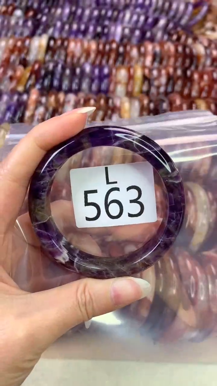 【闪购商品】水晶水晶手镯L未镶嵌563-63