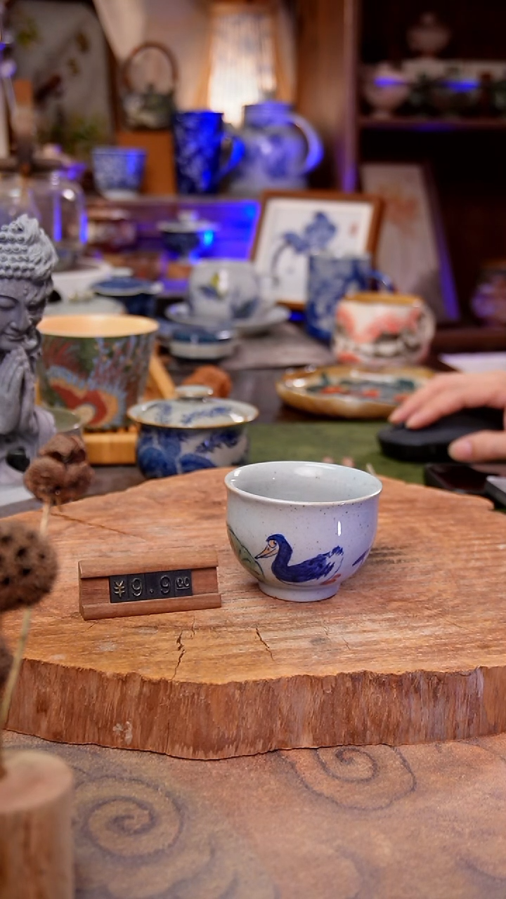 杯子鸭子手工手绘手工手绘