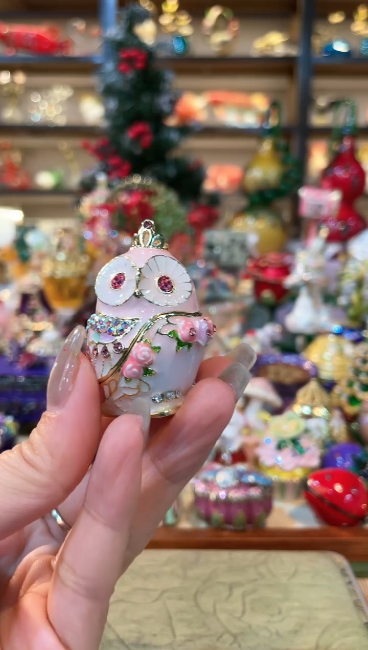 【闪购商品】 珐琅彩精致首饰盒