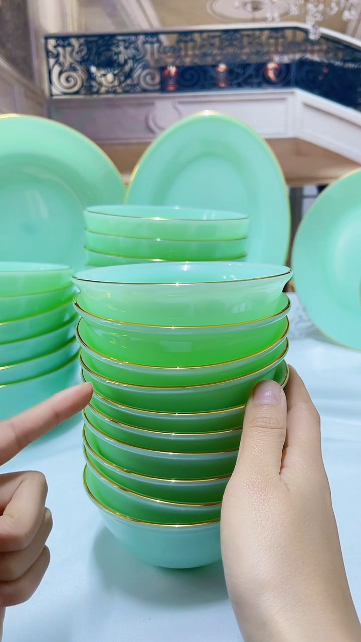 【闪购商品】... 4.5英寸玉瓷碗10个口径11.5厘米