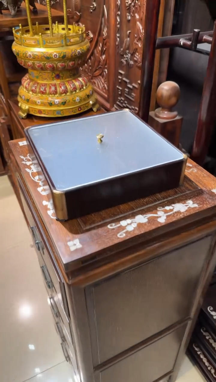 木木头款紫檀干果盒358