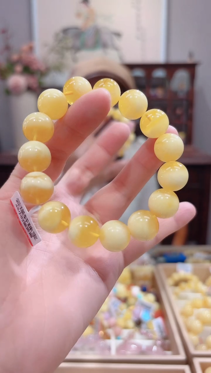 【闪购商品】蜜蜡手串未镶嵌设计款珠串