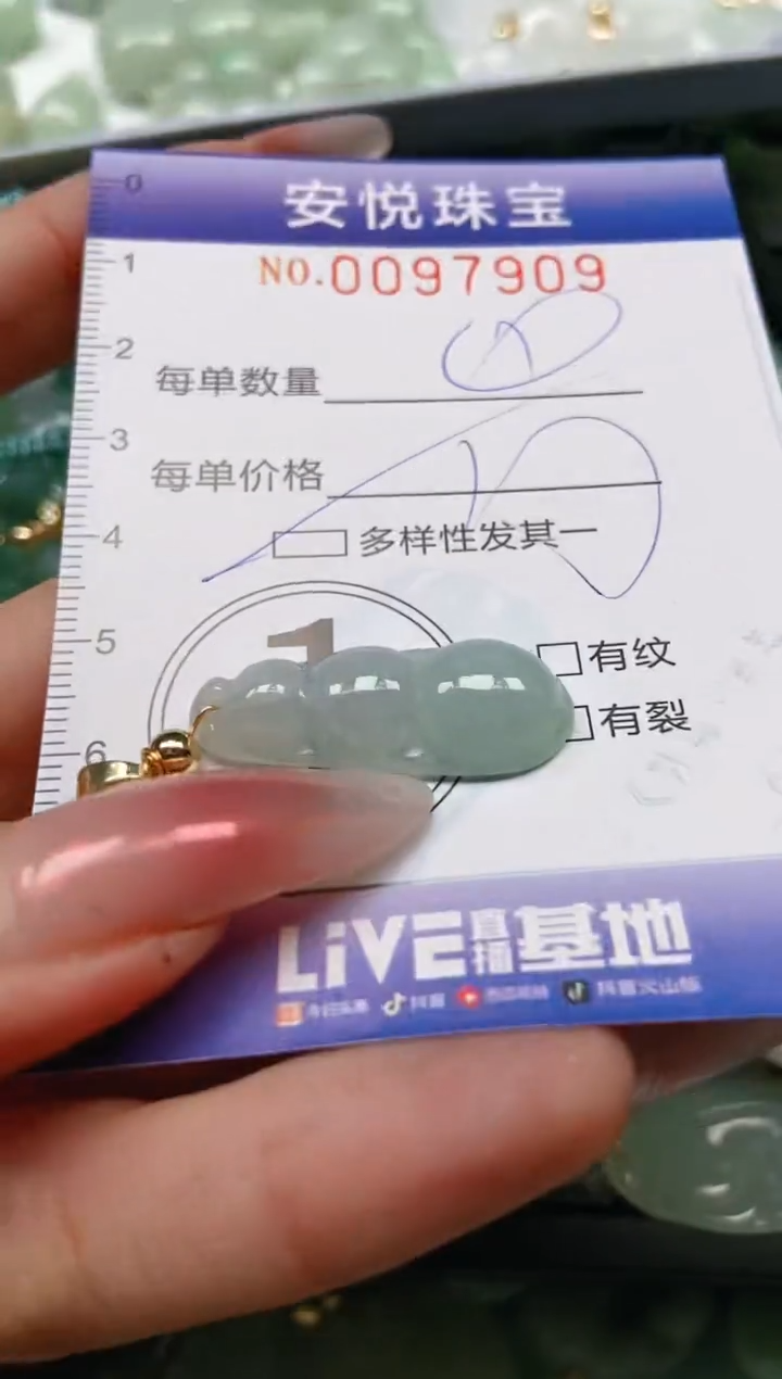 【闪购商品】翡翠颈饰未镶嵌闪购0097909多样性发其一