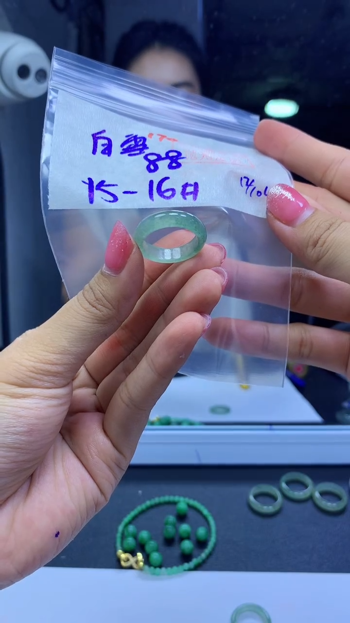 未镶嵌定制翡翠白*戒圈#88元-毛货需精细抛光