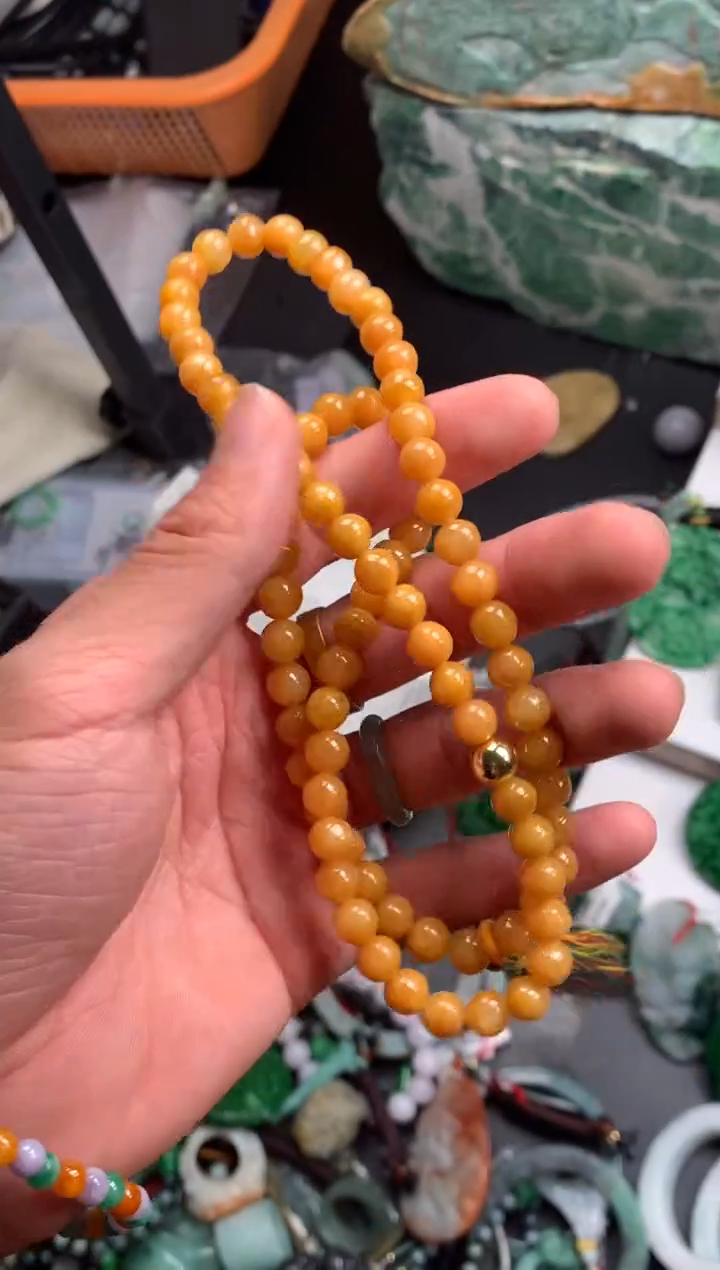 颈饰未镶嵌翡翠天然A货翡翠