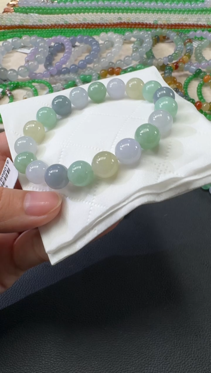 未镶嵌手串翡翠C129|3800