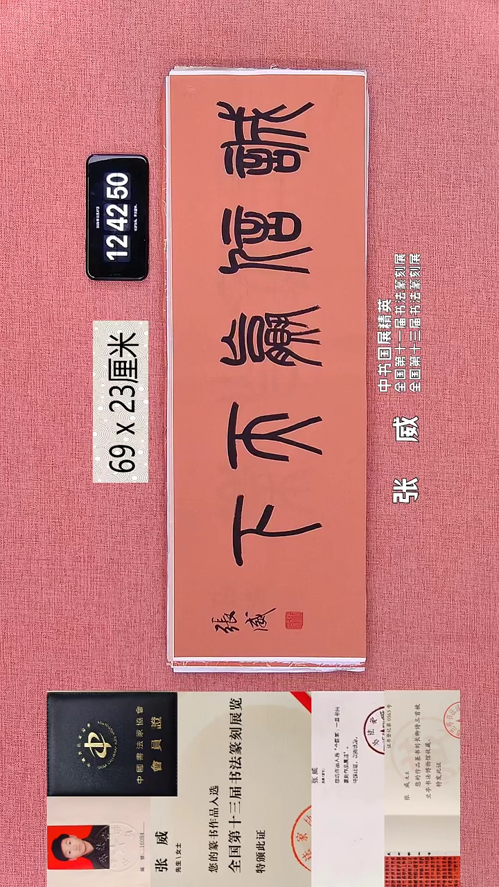 书法238    张老师书法作品