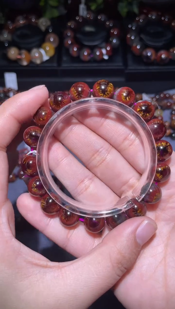 【闪购商品】水晶手链未镶嵌极光11mm-563