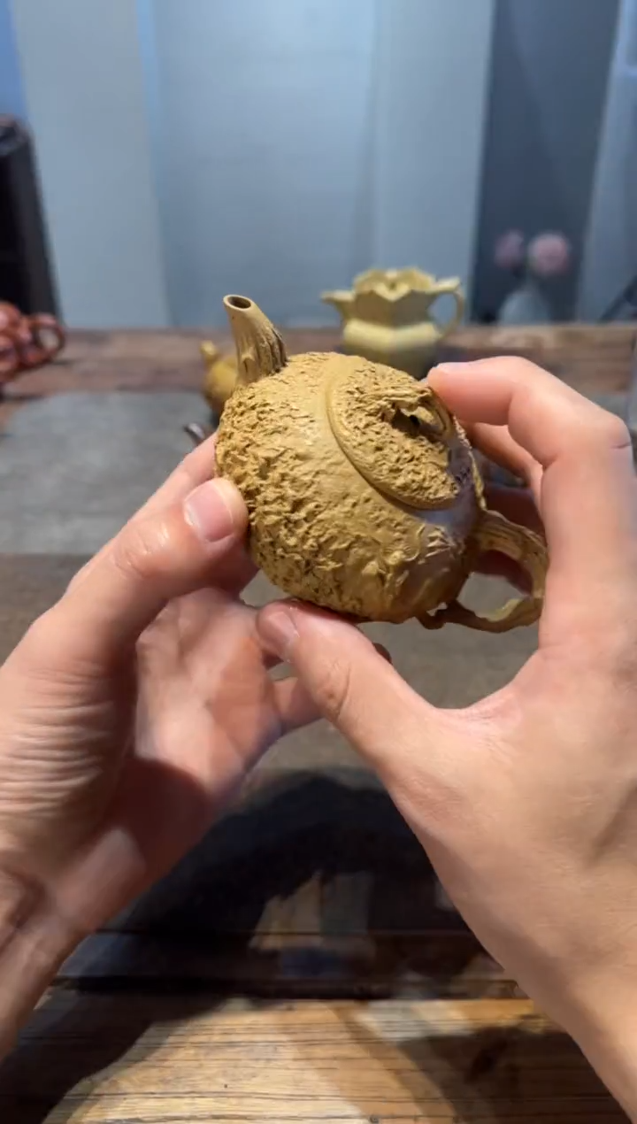 茶壶紫砂俠*隐龙供春 黄金段